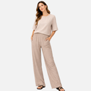 Pantalón lino topo - IMZ