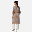 Kimono fluido con cinturón - Surkana