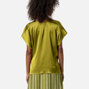Blusa satinada con nudo frontal - Surkana