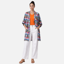 Kimono fluido estampado con bolsillos - Edición limitada