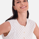 Blusa chaleco con lazada trasera - Freequent