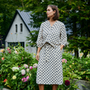 Falda midi fluida de lunares - Freequent