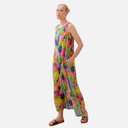 Vestido midi estampado multicolor - PAN