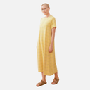 Vestido midi de cuadros amarillo - PAN