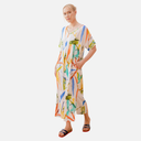 Vestido midi estampado bambú - PAN