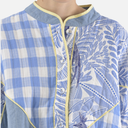 Chaqueta corta patchwork manga amplia - Orfeo