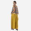 Pantalón amplio fluido elástico mostaza - Orfeo