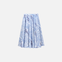 Falda midi fluida elástica floral - Orfeo