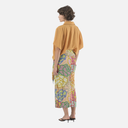 Camisa camel con botonadura frontal - Orfeo