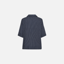 Blusa fluida de rayas azul marino - Freequent