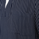 Blusa fluida de rayas azul marino - Freequent