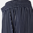 Pantalón azul marino de rayas con cintura elástica - Freequent