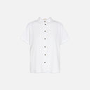 Camisa ligera de lino y manga corta - Freequent