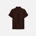 Camisa ligera de lino y manga corta - Freequent