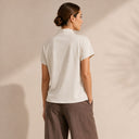 Camiseta fluida cuello pico - Freequent
