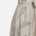 Vestido gris bordado - Freequent