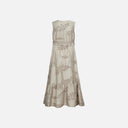 Vestido gris bordado - Freequent