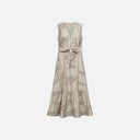 Vestido gris bordado - Freequent