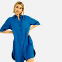 Camisa larga de lino y viscosa - Freequent