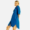 Camisa larga de lino y viscosa - Freequent