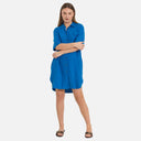 Camisa larga de lino y viscosa - Freequent
