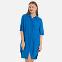 Camisa larga de lino y viscosa - Freequent