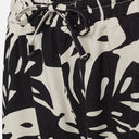 Pantalón ancho estampado de hojas - Freequent