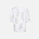 Blusa blanca estampado botánico - Freequent