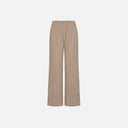 Pantalón ancho beige con lurex dorado - Freequent