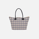 Bolso shopper de cuadros azules - Freequent