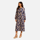 Vestido midi floral ligero - Skatie