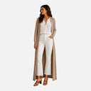 Chaqueta larga de punto fino - Singular
