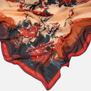 Pañuelo de seda estampado multicolor - Surkana