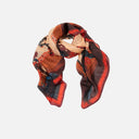 Pañuelo de seda estampado multicolor - Surkana