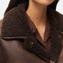 Chaqueta reversible marrón - Systemaction
