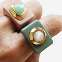 Anillo verde claro