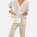 Pantalón rayas azules