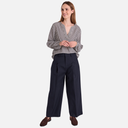 Pantalón ancho azul