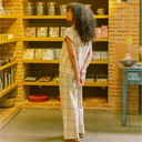 Pantalón cuadro negro