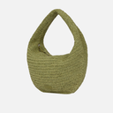 Bolso rafia cremallera