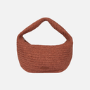 Bolso rafia cremallera