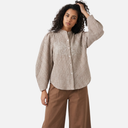 Camisa flores bordada