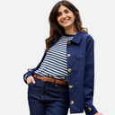 Gabardina azul