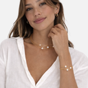 Set choker + pulsera perlas