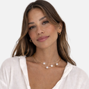Set choker + pulsera perlas