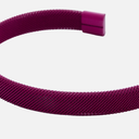 Pulsera malla ancha