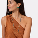 Collar cadena y anillas