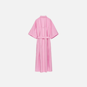 Vestido rosa camisero