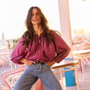 Chaqueta tipo blusa