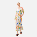 Vestido midi estampado bambú - PAN